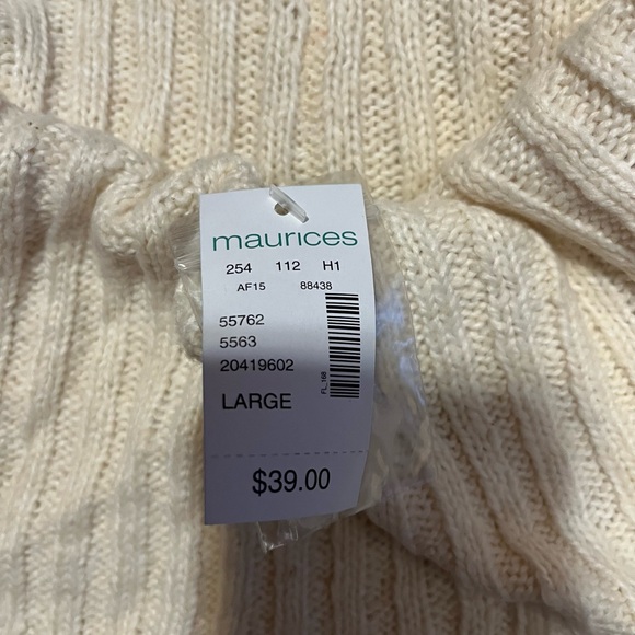 🆕 NWT Maurices Patterned Turtleneck Sweater - Picture 2 of 4